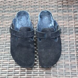 BIRKENSTOCK | 38 Boston Shearling
Suede Leather - Night